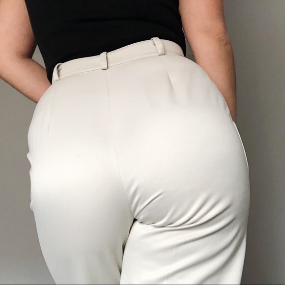 Haggar cream high waisted trousers - Picture 2 of 4